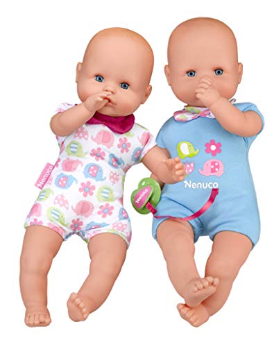 Nenuco Twins - Muñecos bebés Hermanos Gemelos para niños y niñas de 1 a 3 años (Famosa 700015451)