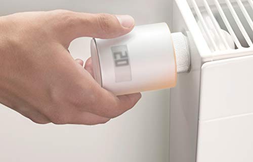 Netatmo Válvula Termostatica Wifi Inteligente, Módulo adicional para el Termostato Intelligente y para el Paquete para calefacción colectiva, NAV -ES