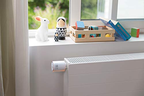 Netatmo Válvula Termostatica Wifi Inteligente, Módulo adicional para el Termostato Intelligente y para el Paquete para calefacción colectiva, NAV -ES