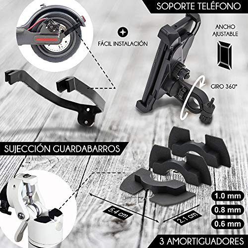 Neumático Xiaomi m365 + Kit Xiaomi m365 Accesorios, Ruedas macizas Xiaomi m365. 2 neumáticos repuestos Patinete Xiaomi m365. Rueda Xiaomi m365