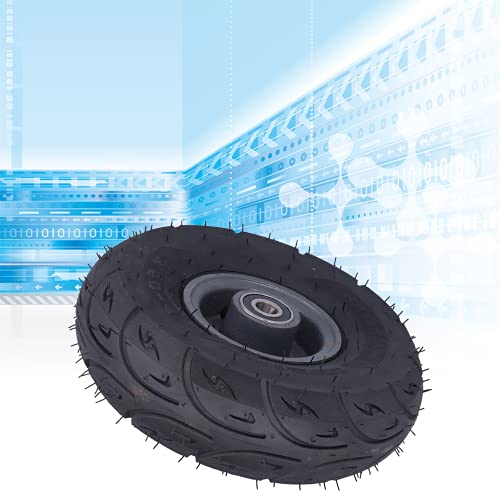 Neumáticos Utilitarios, Neumático Inflable de Repuesto con Rodamiento de 3/5, Buje Sólido de 4,7 Pulgadas para Carro, Carro para Carretilla de Mano