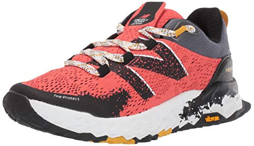 New Balance Hierro V5 Fresh Foam, Zapatillas para Carreras de montaña Mujer, Rojo Y Negro, 37.5 EU