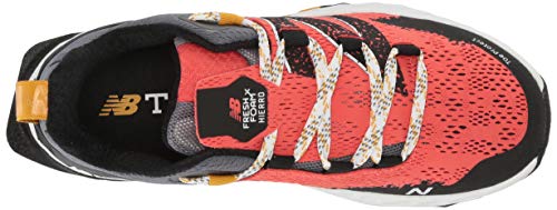 New Balance Hierro V5 Fresh Foam, Zapatillas para Carreras de montaña Mujer, Rojo Y Negro, 37.5 EU