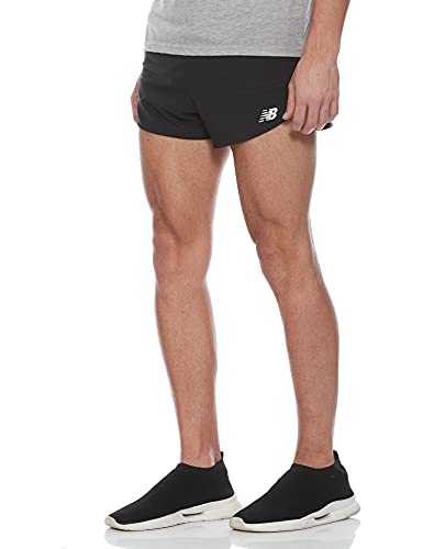 New Balance Impact Run 3 Inch Split Shorts, Negro, L Mens