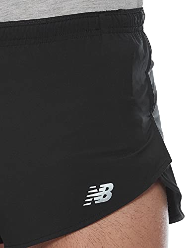 New Balance Impact Run 3 Inch Split Shorts, Negro, L Mens