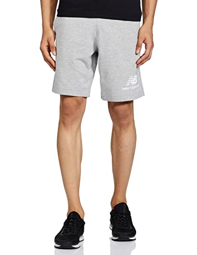 New Balance MS03558 Pantalón Corto Deportivo para Hombre, Gris, Talla: M