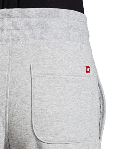 New Balance MS03558 Pantalón Corto Deportivo para Hombre, Gris, Talla: M