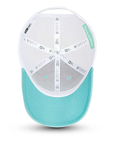 New Era - Gorra Vespa Suede 9Forty Trucker Snapback – Turquesa., turquesa, Talla única