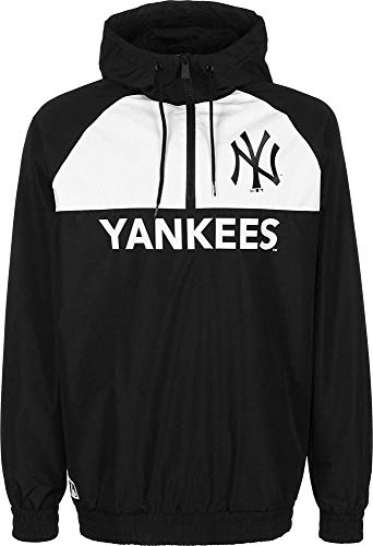 New Era MLB Winbreaker Neyyan Chaqueta, Hombre, Black, XS