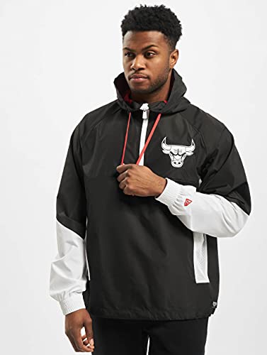 New Era NBA Print Infill Windbrakr Chibul FDR Chaqueta, Hombre, Black, L