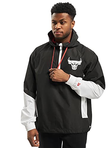 New Era NBA Print Infill Windbrakr Chibul FDR Chaqueta, Hombre, Black, L