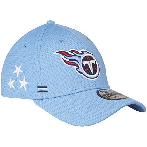 New Era NFL Tennessee Titans Authentic 2020 Sideline 39THIRTY Stretch Fit Home Cap, Größe:S/M