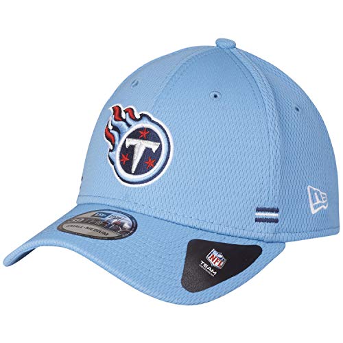 New Era NFL Tennessee Titans Authentic 2020 Sideline 39THIRTY Stretch Fit Home Cap, Größe:S/M