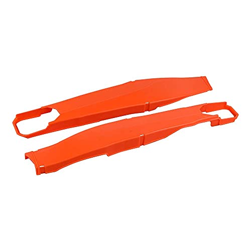 NICECNC Naranja Protector de basculante Plástico ABS de Alta Resistencia Compatible con KTM EXC EXCF XCW XCFW 150 200 250 300 350 500 2012-2021 2020 2019 Accessories