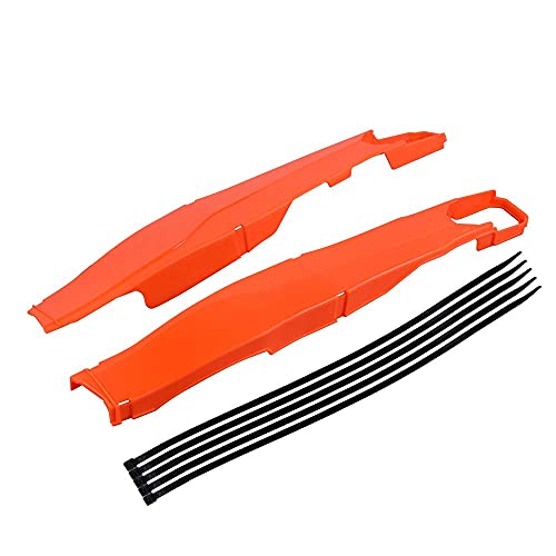 NICECNC Naranja Protector de basculante Plástico ABS de Alta Resistencia Compatible con KTM EXC EXCF XCW XCFW 150 200 250 300 350 500 2012-2021 2020 2019 Accessories