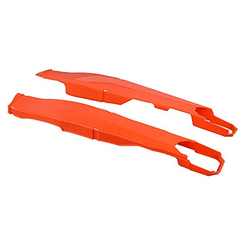 NICECNC Naranja Protector de basculante Plástico ABS de Alta Resistencia Compatible con KTM EXC EXCF XCW XCFW 150 200 250 300 350 500 2012-2021 2020 2019 Accessories