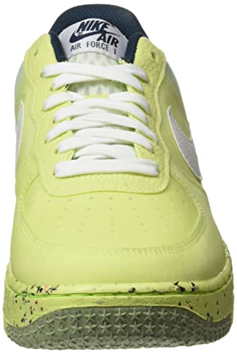 Nike Air Force 1 Crater, Zapatillas de bsquetbol Hombre, Lt Lemon Twist White Armory Navy, 38.5 EU