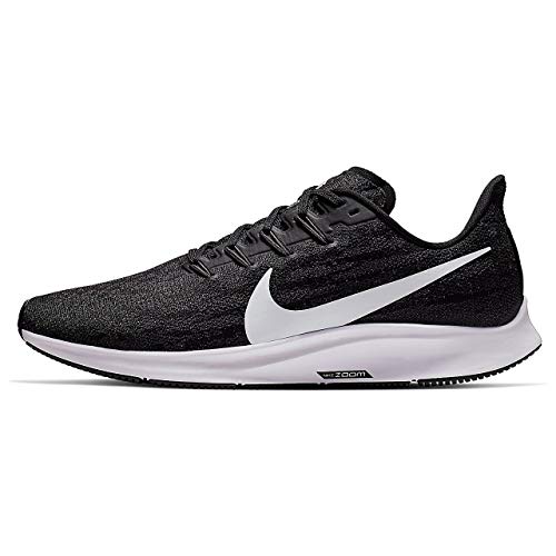 Nike Air Zoom Pegasus 36, Zapatillas de Atletismo Hombre, Negro Black White Thunder Grey 002, 40 EU