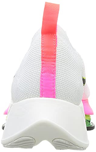 Nike Air Zoom Tempo Next% FK T, Zapatillas para Correr Hombre, White/Black-Washed Coral-Pink, 42.5 EU
