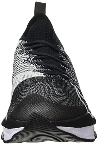 Nike Air Zoom Tempo Next% FK, Zapatillas para Correr Hombre, Black/White/Volt, 44 EU
