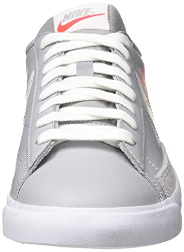 Nike Blazer Low Mr, Zapatillas de bsquetbol Hombre, Wolf Grey Sail Bright Crimson White, 40.5 EU