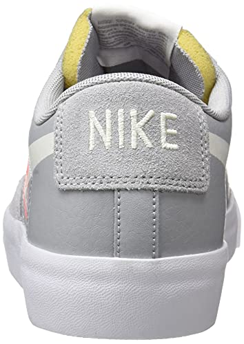 Nike Blazer Low Mr, Zapatillas de bsquetbol Hombre, Wolf Grey Sail Bright Crimson White, 40.5 EU