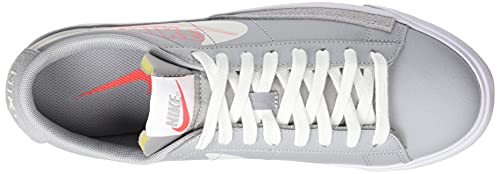 Nike Blazer Low Mr, Zapatillas de bsquetbol Hombre, Wolf Grey Sail Bright Crimson White, 40.5 EU