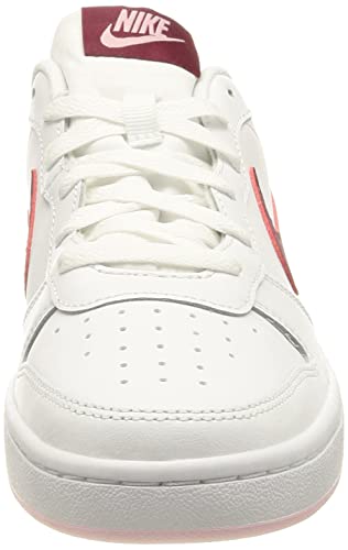 Nike Court Borough Low 2, Zapatillas de bsquetbol, Blanco Burdeos, 39 EU