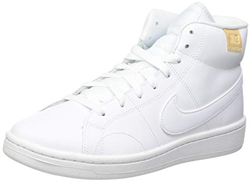 Nike Court Royale 2 Mid, Zapatos de Tenis Mujer, Bianco, 39 EU