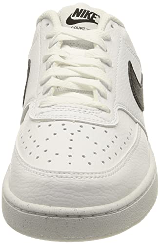 Nike Court Vision Lo Nn, Zapatillas Hombre, White/Black-White, 47.5 EU