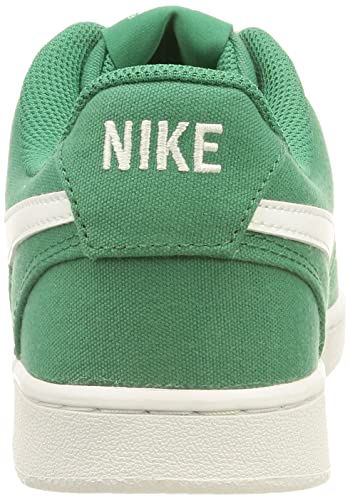 Nike Court Vision Low Canvas, Zapatillas de bsquetbol Hombre, Green Noise White, 45.5 EU