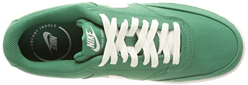Nike Court Vision Low Canvas, Zapatillas de bsquetbol Hombre, Green Noise White, 45.5 EU