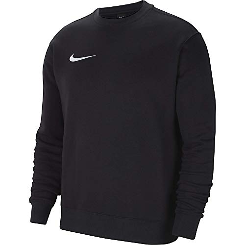 NIKE CW6904 Y NK FLC PARK20 Crew Sweatshirt Boys Black/White L