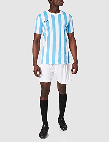 NIKE Dri-FIT Division IV Jersey De Manga Corta, Hombre, Blanco/Universidad Azul/Negro, L