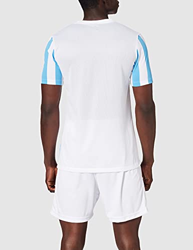 NIKE Dri-FIT Division IV Jersey De Manga Corta, Hombre, Blanco/Universidad Azul/Negro, L