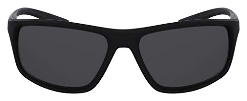 NIKE EV1112-001 Injected Sunglasses Matte Black/Anthracite/Dk Grey, Estándar, 66 Unisex Adulto