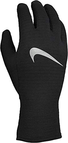 Nike Guantes Sphere Running 3.0 para Mujer, Color Negro, XS