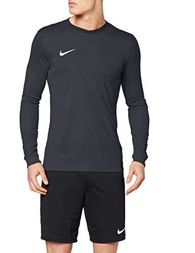 Nike Ls Park Vi Jsy Long Sleeved T-Shirt, Hombre, Negro (Black / White), XL