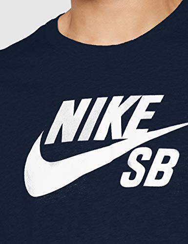 NIKE M NK SB Dry tee DFCT Logo Camiseta de Manga Corta, Hombre, Obsidian/(White), S