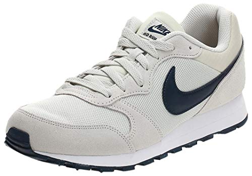 NIKE MD Runner 2 Shoe Zapatillas de Running, Unisex niños, Gris (Light Bone/Obsidian 009), 44 EU