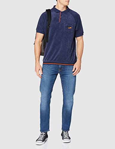 NIKE NK SB On Deck Terry Polo Shirt, Hombre, Midnight Navy/Team, S