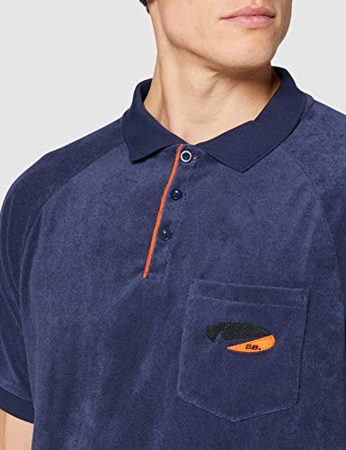 NIKE NK SB On Deck Terry Polo Shirt, Hombre, Midnight Navy/Team, S