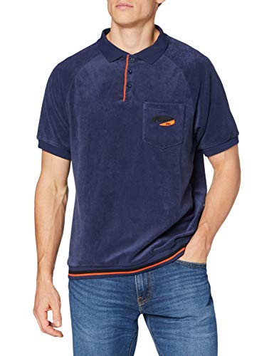 NIKE NK SB On Deck Terry Polo Shirt, Hombre, Midnight Navy/Team, S