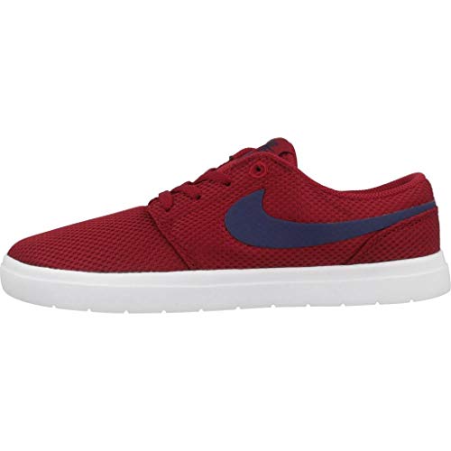 Nike Portmore II Ultralight (GS), Zapatillas de Deporte Niño, Multicolor (Red Crush/Blue Void/White 601), 35.5 EU