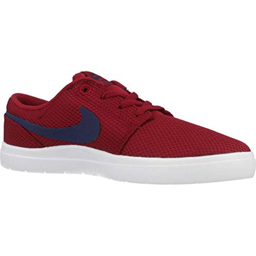 Nike Portmore II Ultralight (GS), Zapatillas de Deporte Niño, Multicolor (Red Crush/Blue Void/White 601), 35.5 EU