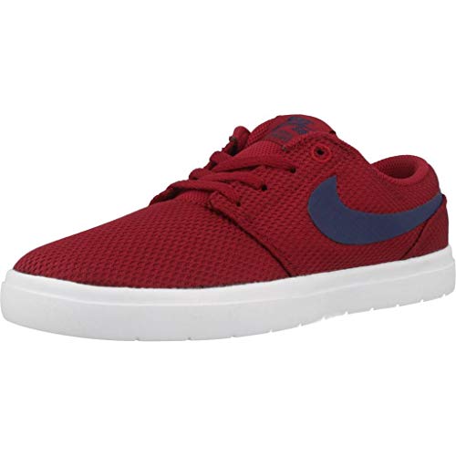 Nike Portmore II Ultralight (GS), Zapatillas Hombre, Multicolor (Red Crush/Blue Void/White 001), 40 EU