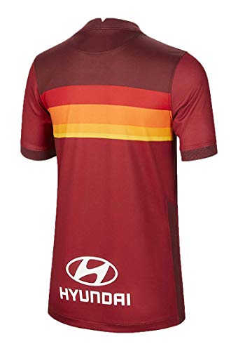 NIKE Roma M NK BRT Stad JSY SS Hm T-Shirt, Hombre, Team Crimson/Dark Team Red/University Gold Full Sponsor