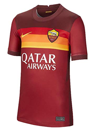 NIKE Roma M NK BRT Stad JSY SS Hm T-Shirt, Hombre, Team Crimson/Dark Team Red/University Gold Full Sponsor