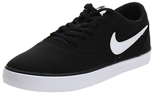 Nike SB Check Solar Cnvs, Zapatillas de Deporte Hombre, Negro (Black/White), 44 EU