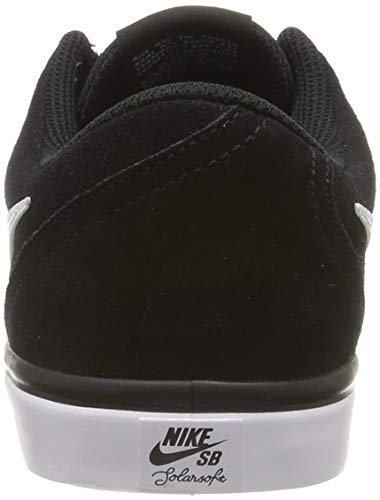 Nike SB Check Solar, Zapatillas de Skateboarding Unisex Adulto, Negro (Black/White 001), 40.5 EU